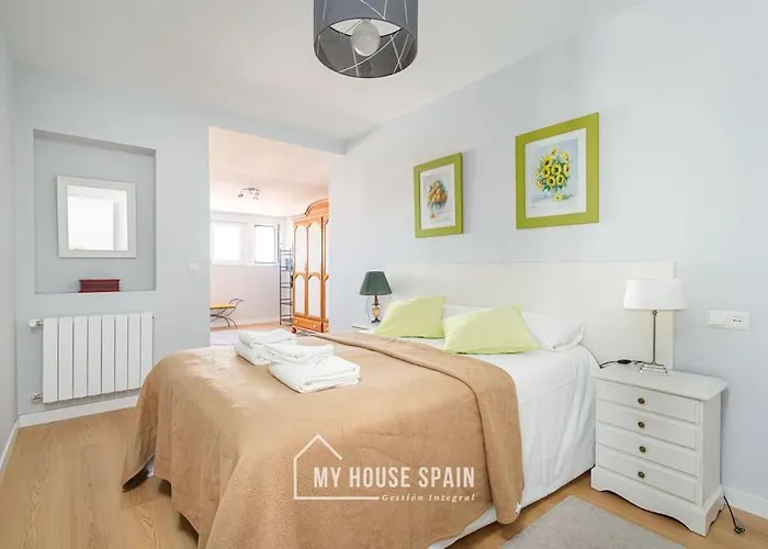Myhousespain - Atico Con Gran Terraza En Lägenhet Gijón