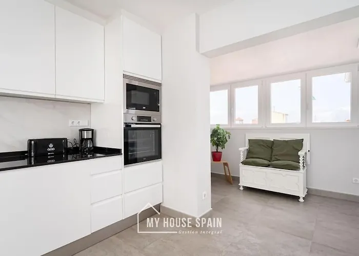 Myhousespain - Atico Con Gran Terraza En Lägenhet Gijón